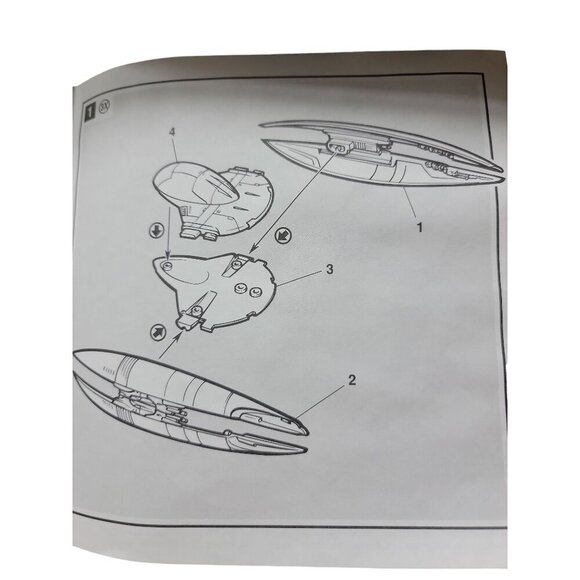 Star Wars Droid Fighters Snapfast 1:48 Model Kit Episode 1 Skill Level 1 - Picture 11 of 14